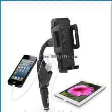 5V 3.1A dual USB car charger mobile phone holder images