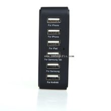 6 port USB-laddare images