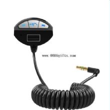 Adaptér do auta Handsfree Bluetooth AUX Stereo Audio přijímač images