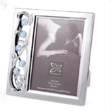 Gold Plated Crystals Metal Photo Frame images