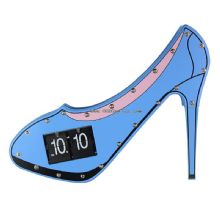 High-heeled shoes Wall Clock Designed images