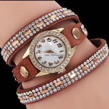 leather bracelet crystal ladies watches images