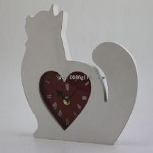 Novely animal shape wood table clock images