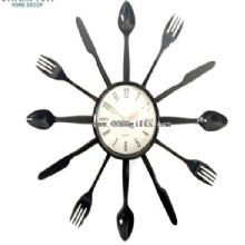 Plastic fashion fork wall clock images