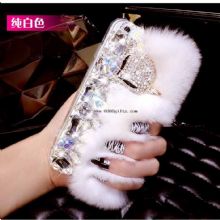 Rabbit fur case for mobile phone images