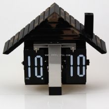 Wooden house shape wall clock images