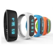 0.84inch OLED time display bluetooth 4.0 remote camera health bracelet images
