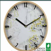 12 Inch 3D Wooden Wall Clock images