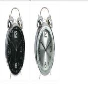 3size cuarzo moderno mesa de Metal doble campana alarma reloj images