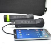4 in 1 multi-function outdoor torch power bank bluetooth speaker images