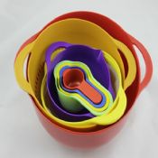 8 buah mangkuk plastik mangkuk Set images