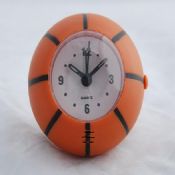 Basketball shape bedroom clock images