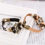 Bracelet avec cordon en cuir images
