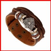 Brown Cow Leather Cuff images