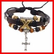 Classic Alloy Charm Cross Bracelet images