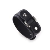 Classic Black Leather Bracelet images