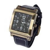 Montres à Quartz cadran classique hommes Square images