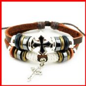 Cross Bracelet Handmade by Black Gallstones images