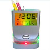 Flashlight pen holder clock images