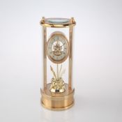 Kolor złoty z zadowoleniem pulpitu dekoracyjny zegar images