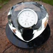 heart shape crystal desk Clock images