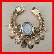 Schmuck goldene Uhr mit Magnetverschluss images