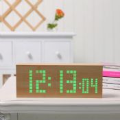 Relógio de madeira moda LED images