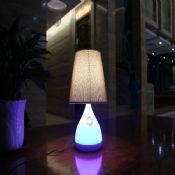 LED table lamp with 7 color RGB changing mood light images