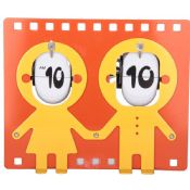 Metal Boy&Girl funny desk clocks images