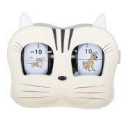 Zegar klapkowy kot z tworzywa sztucznego images