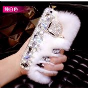 Rabbit fur case for mobile phone images