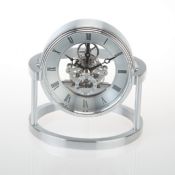 Rolling Metal Skeleton Table Clock images