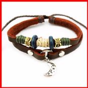 Silberner Mond Charm Armband images