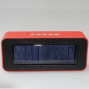 Solar power Bluetooth speaker with FM and USB images