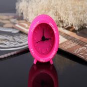 Tire shaped silicone clock images
