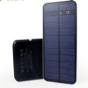 Touch switch dual USB port solar charger power bank images