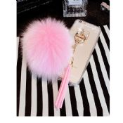 Transparent Tassel fox fur Mobile Phone Case images