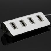 Hub d’USB 3.0 aluminium 4 ports usb images