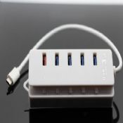 USB 3.0 Hub mit individuellen Power schaltet images