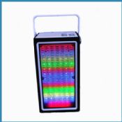 USB speaker with disco led light and fm radio images