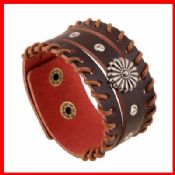 Wide Leather Wristband images