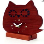 Wood clock animal images