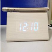 Wood digital alarm clock images