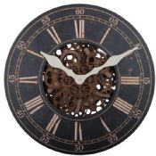 Horloge murale en bois artisanat images