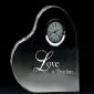 Heart shape crystal clock small picture