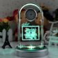 Horloge de bureau promotionnel muti-fonction crystal small picture