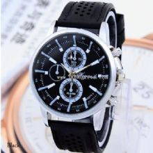 Promotional alloy case silicone band watches images
