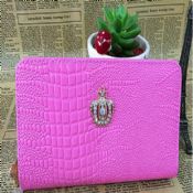 crown double zipper woman wallet images