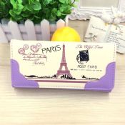 Eiffel Tower printing woman wallet images