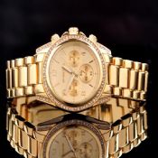 Zlaté diamantové hodinky images